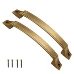 VOLO Antique Finish Door and Window Handle for Home, Kitchen, and Office Doors - Cabinet and Window Handle (Model: R-137) (2, 128MM (6 Inch))
