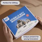 MakerVerse GobbleBot | DIY Electronic Robot Kit | Robot with Remote Control | Science Project for Age 8, 9, 10, 11, 12, 13, 14 (Wood) for Boys & Girls for Boys and Girls - Image 5