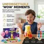 Junior Science Kit for Kids Age 4-14 Years Old, 50+ Science Experiments Including DIY - Under Water Volcano, Exploding Art, Balloon Inflator & More | Birthday Gift | Educational Toy | Stem Learning | DIY STEM Kit, Colour Quest, 30 Bonus Experiments, Birthday Gift for Kids - Image 3