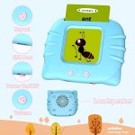 Easymart Talking Flash Cards for Kids 2-5 Years | Rechargeable Educational Learning Toy for Toddlers | Cognitive Skill Builder for Boys & Girls | Sound Flashcard Device for Babies - Image 4