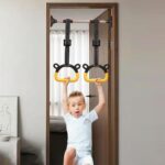 Proberos® 1 Pair Kids Gymnastic Rings, 400 Kg Loading Robust Gymnastic Ring, Home Fitness Equipment, Indoor and Outdoor Pull-up Bar, Home Exercise, Adjustable Gymnastic Ring 200 cm for kids under 1.4M | Ring, Home Fitness Equipment, Indoor and Outdoor Pull-up Bar, Home Exercise, Adjustable Gymnastic Ring 200 cm for kids under - Image 2