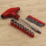 24-Piece T-Shape Ratchet Screwdriver Set with Socket Spanner & Interchangeable Bits | Multipurpose Hand Tool Kit for Home, Office, Furniture, Bicycle & DIY Repair - Image 3