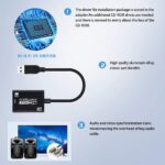 CARE CASE® 4K USB 3.0 to HDMI for Video Capture Record Box 1080P HDMI USB Capture Card Adapter for Game Record Live Stream - Image 4