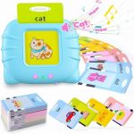 Easymart Talking Flash Cards for Kids 2-5 Years | Rechargeable Educational Learning Toy for Toddlers | Cognitive Skill Builder for Boys & Girls | Sound Flashcard Device for Babies