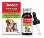 Breedo Worm Away Deworming Liquid Drops | Deworming Herbal Medicine for Pets | Worm Infestation Herbal Medicine | Pet Deworming | Easy to Use | for Puppies and Kittens | No Side Effects | 30ML