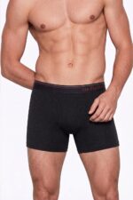 Van Heusen Men’s Cotton Boxer Briefs Pack of 2 | Long Trunk | No ride-up | Super Combed Cotton for softness | Open Front Fly | Moisture‑Wicking | Sweat Absorbant | All‑Day Fresh Technology | Long Lasting Colors |Soft Plush Waistband | Label‑Free Comfort | style 10032 - Image 2