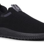 Liberty Force10 ROKKY-4 Non-Lacing Walking Shoes for Men - Black & Blue| Suitable for Jogging, Workout, Gym & Outdoor Activity | Stylish, Lightweight & Comfortable Footbed | Sports Footwear - Image 5