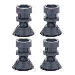 Anti-Vibration Feet Pads for Washing Machine, Grey Rubber, Adjustable Height, Shock Absorbing, 4 Pack - Image 4