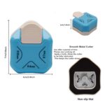 QIQQIKIN Paper Corner Rounder 3 in 1 （R4mm+R7mm+R10mm）， Punches for Crafts， Cutter ，Envelope Punch Board ，Hole Puncher， Laminate, DIY Projects, Photo Cutter,Card Making Scrapbooking and Journaling - Image 3