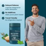Gut Army Probiotics for Constipation & IBS | 100 Billion CFU, 11 Strains | Psyllium Husk (Isabgol) & Peppermint | Gas & Bloating Relief, Digestive Comfort, Bowel Regularity | Men & Women | 60 Capsules - Image 8