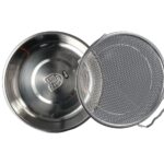 Crega Mesh Filter Basket, Stainless Steel Fine Mesh Strainer Basket for Kitchen, Sink, Frying, Oil, Tea, Juice & Food Filtering, Multipurpose Reusable Filter Basket, Dishwasher Safe Kitchenware - Image 3