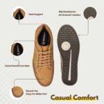 Centrino Sneakers for Man | Shoes for Man Stylish Casual | Lightweight Lace-Up Walking Shoes for Men | Cushioned Insole | Breathable Comfortable Mens Shoes | Anti-Skid Canvas Sneakers (3322) - Image 2