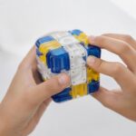 AEXONIZ TOYS 3D Magic Puzzle Cube | Transparent Handheld Marble Run, Brain Teaser Game for Kids & Adults, Focus Skill Development Educational Toy - Image 4