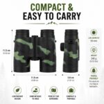 Monex Stationary Kids Camouflage Binoculars 4X Magnification for Boys & Girls | Outdoor Adventure Explorer Toy | Bird Watching, Camping, Hiking & Nature Exploration Educational Gift for Children - Image 3
