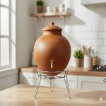Stainless Steel 3-Leg Water Pot & Matka Stand, Heavy Duty Pot Holder with 8.5-Inch Upper Ring & 7-Inch Lower Ring, Stable Raised Base for Matka, Water Dispenser & Kitchen Storage - Image 4