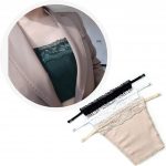 GLAMORAS Cotton Clip On Camisole for Women Mock Lace | Deep Neck Cleavage Cover Up Inner Cami Secret Slip for Women | Free Size - Set of 3