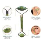 Ladista Facial Massager Jade Roller & Gua Sha Tool Natural Himalayan Stone for Face Neck Healing Skin Wrinkles & Serum Application - Image 6