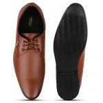 Liberty Fortune Black & Tan Derby Formal Shoes for Men - PU Office Wear - Image 5