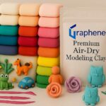 GRAPHENE 24 Pcs Air Dry Modelling Clay Set with 3 Sculpting Tools Creative DIY Art & Crafts Play Set Non Toxic Dough Birthday Return Gift for Boys Girls Clay for 3-10 Years Kids Color As Per Stock