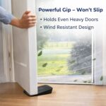Rubber Door Stopper Wedge, Heavy Duty Anti-Slip Door Holder & Blocker with Strong Grip for Tiles, Marble, Wood, Carpet & Cement Floors | Home, Office, School & Warehouse Use (Black, Pack of 3) - Image 8