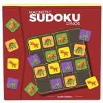 PELIKAS TOYZ Magnetic Sudoku Dino for Kids 4-6 Years - Educational Logic Puzzle Game, Dinosaur Brain Teasers & Travel Toy, STEM Learning Gift for Boys & Girls Age 5, 6, 7