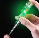 Wire Stripper & Tester Combo Set | All in One Multifunction Stainless Steel | Wire Stripper & High Brightness | Intelligent Voltage Tester Pen | Multi Function | Electrical Hand Tool Combo
