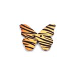 Wooden Butterfly Shape Buttons 2 Hole Sewing Buttons for Fashion/Replacement/Decorative/Jackets/Kurtis and Also Used DIY Art and Craft item (712 - Wooden TIGER BUTTERFLY Buttons 24 pcs) - Image 2