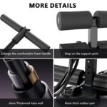 Sit Up Bar Foot Holder - Sit Up Assist | Abdominal Exercise Equipment | Situp Bar With Resistance Band With Suction Cups | Non-Slip Workout Equipment For Core Strength Training Fitness Planks Thigh - Image 7