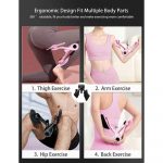 Floor Muscle Trainer Exerciser Bladder Control Device with 360 Rotating Baffle Hip Trainer Correction Thigh Master Muscle Fitness Equipment Pelvic Floor Exerciser Device - Image 6