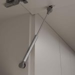 VOLO 100 N Hydraulics Gas Spring Stay STRUT Pneumatic Lift Support Cabinet Hinges Support, Capacity 10 KGS (Pack of 2 PCS) Size 10 INCHES,Material:Iron, Color:Silver - Image 5