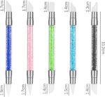 MKSL® 5Pcs Silicone Nail Art Brushes Set – Silicone Head Nail Tools for Rhinestones, Nail Polish Carving, 3D Nail Design & DIY Manicure Accessories - Image 2