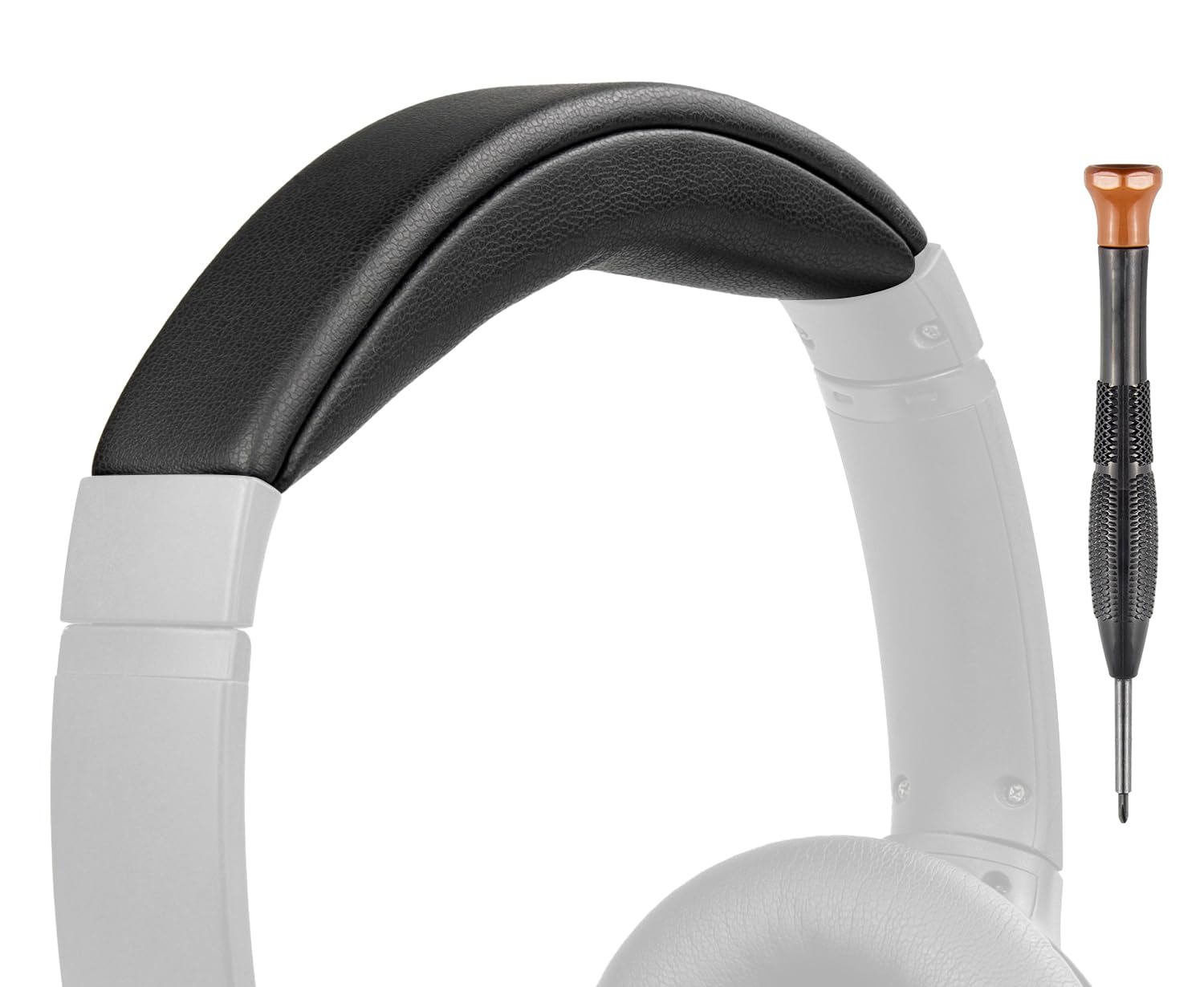 61Ut7-OTipL._SL1500_.jpg SOULWIT Headband Cover for Bose QuietComfort 25(QC25) Headphones, Replacement Headstrap Pad Repair Part - Black - Image 1