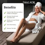 Women Liposoluble Soft Wax Refill Roll-on Cartridge for Full Body Waxing Hair Removal (White Chocolate) - Image 5