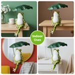 HASTHIP® Resin Frog Statue Garden Decor Planter Flower Pot Zen Desk Decor - Image 7