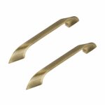 LAPO 6 Inch Drawer Cabinet Handle for Kitchen Cabinet, Wardrobe & Cupboard, Strong Grip Design, Modern Utility Hardware, Easy Installation, 3 Year Warranty (160mm, Antique Finish, Pack of 2) - Twist