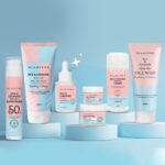 Glamveda Korean 7 Step Skincare Kit for Women | Rice & Ceramide Routine | Gift Box | Skin Brightening, Anti-Ageing | Face Wash + Toner + Moisturizer + Serum + Mask + Sunscreen+ Under Eye Cream