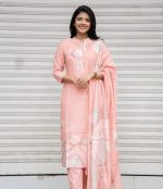 Sun Fashion And Lifestyle Kurta Sets for Woman | Kurti Set |Women's 3 Piece Kurta Pant Dupatta Set |Cotton Blend Kurta Woman |Elegant Suit for Women |Dupatta - Image 7