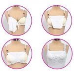 GLAMORAS Cotton Clip On Camisole for Women Mock Lace | Deep Neck Cleavage Cover Up Inner Cami Secret Slip for Women | Free Size - Set of 3 - Image 4