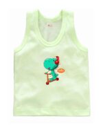 Lush Plush Baby Boys Relaxed Fit White Cotton Vest | Lightweight, Breathable | Ganji | Banian | Baniyan | Kids Sando for Infant Newborn Toddler - Image 3