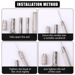 SMITO (7Pcs) Leather Sewing Awl Set Heavy Duty Needle Awl Kit for Shoes Repair, Stitching, Punching & Craft Work Hand Sewing Awl Tools for Leatherwork, DIY Handmade Repairs & Crafting. - Image 6