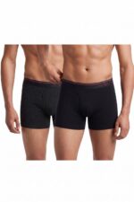 Van Heusen Men’s Cotton Boxer Briefs Pack of 2 | Long Trunk | No ride-up | Super Combed Cotton for softness | Open Front Fly | Moisture‑Wicking | Sweat Absorbant | All‑Day Fresh Technology | Long Lasting Colors |Soft Plush Waistband | Label‑Free Comfort | style 10032