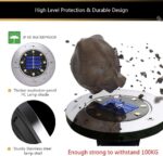 Solar LED Ground Lights for Outdoor Garden & Pathway | Stainless Steel Waterproof Solar Floor Lights with Automatic On/Off Sensor | Energy Efficient Lawn, Driveway & Landscape Lighting | pack-4 - Image 2