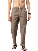 Majestic Man Men Mid Rise Comfort Fit Solid Pure Cotton Casual Style Lounge Pants