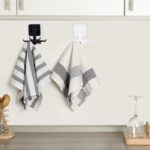 Self Adhesive Kitchen Utensil Hanger & Wall Organizer – Drill Free 6-Hook Rack for Spoons, Keys & Towels – Heavy Duty Multi-Purpose Holder for Home, Kitchen & Bathroom (1, Round Rotate) - Image 4