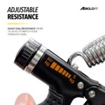 Boldfit Adjustable Hand Grip Strengthener, Hand Gripper With Counter for Men & Women for Gym Workout Hand Exercise Equipment for Forearm, Finger Exercise Power Gripper - 60kg,Alloy Steel,Black - Image 5
