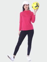 London Hills Women's Cotton Regular Fit Tshirt Full Sleeve Zipper Tshirt T-Shirt Full Sleeves - Image 4