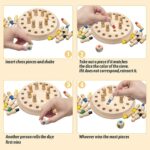 ToyTastic Wooden Memory Match Stick Chess Game, BLOWEST Colorful Memory Chess, Funny Block Board Game, Early Educational Toy, Brain Training Games for Kids - Image 2