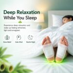 Foot patch Herbal And Gentle Ingredient Detox Foot Pads, Natural Ingredients for Sleep Aid, Pain Relief, Toxin Removal with Bamboo Vinegar and Acupoint Micro-Massage Technology Pack of (30) - Image 3