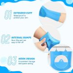 Silicon pet [dog+cat] bathing hand gloves + Pet Grooming Bath Brush Silicone Dog Shampoo Brush, Brush Hair Fur Grooming Cleaning Brush Soft Shampoo Dispenser Multicolour Pet Grooming Accessories. Pair of silicone gloves and silicone brush used for better grooming experience of pets - Image 2