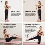 21 Fitness Resistance Bands-6 Tube Pedal Ankle Puller,Pedal Resistance Band with Handle,Resistance Bands,Strength Training, Tummy, Waist, Arm, Leg Slimming, Home Gym Exercise Equipment - Image 5